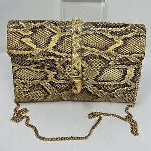Bags by Supreme Snakeskin Python Handbag Clutch